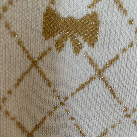 Bella Jane / NWT/ Size XL/ Woman's Elegant Cream And Gold Sweater. - Picture 3 of 13